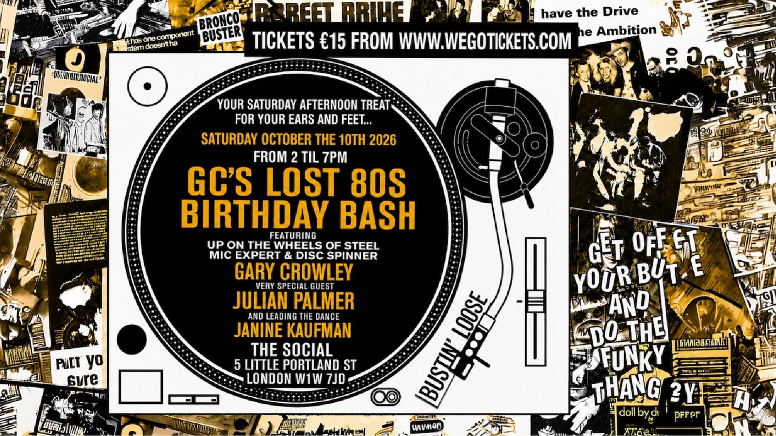 Gary Crowley's Lost 80s Birthday Bash