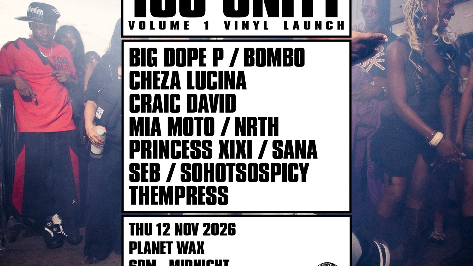 160 Unity Volume 1 Vinyl Launch