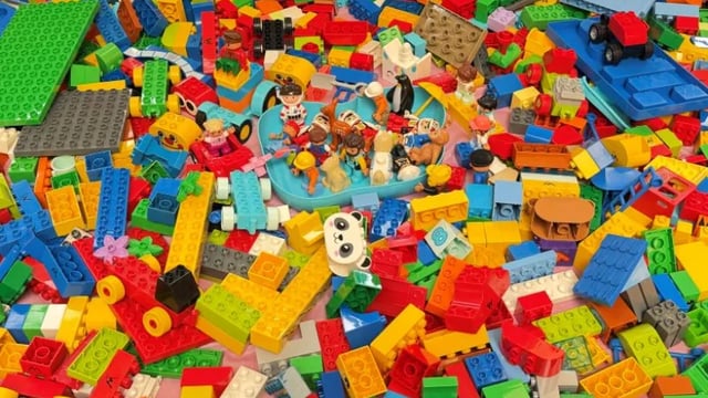 Duplo playtime at Hale End Library