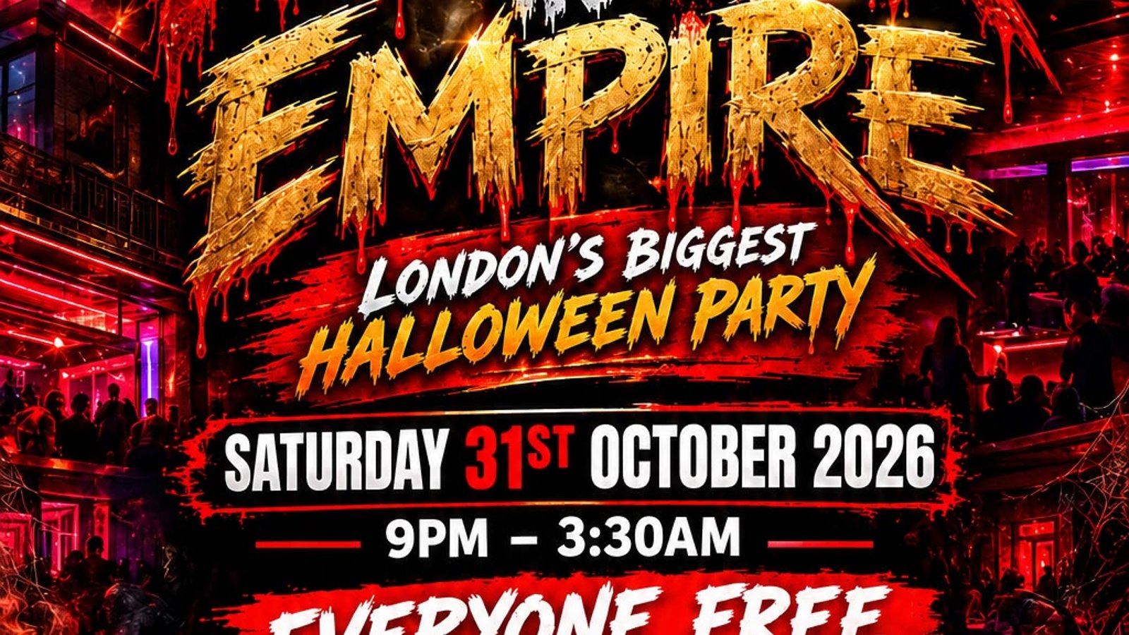 HORROR IN EMPIRE - EVERYONE FREE BEFORE MIDNIGHT