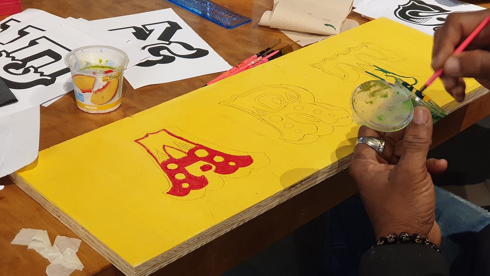 Upcycling Sign-Painting Workshop