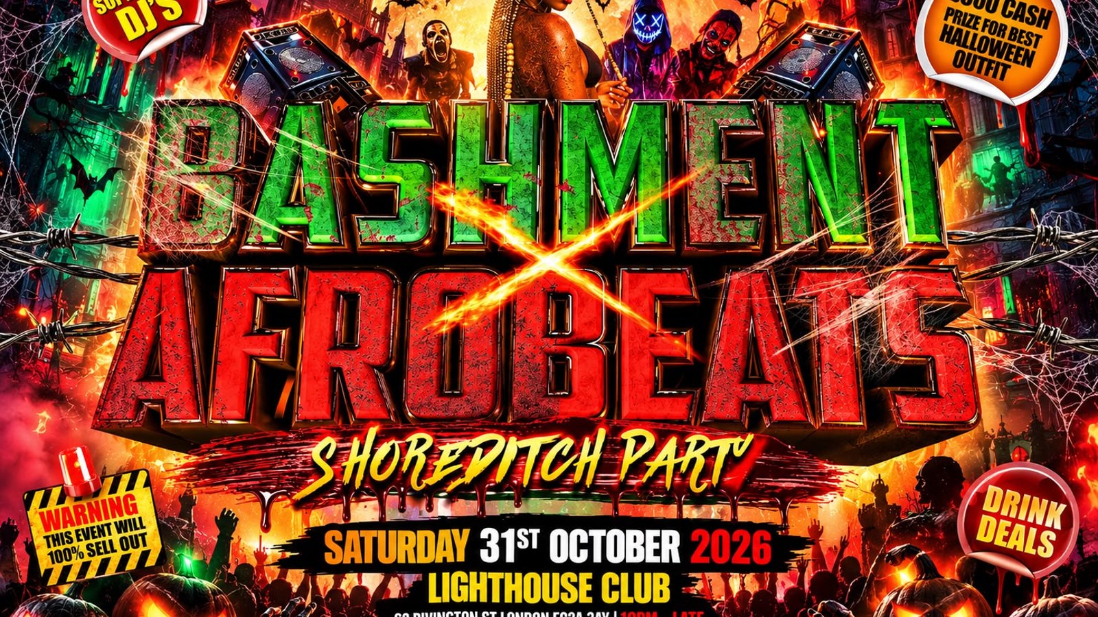 Bashment X Afrobeats - Shoreditch Party