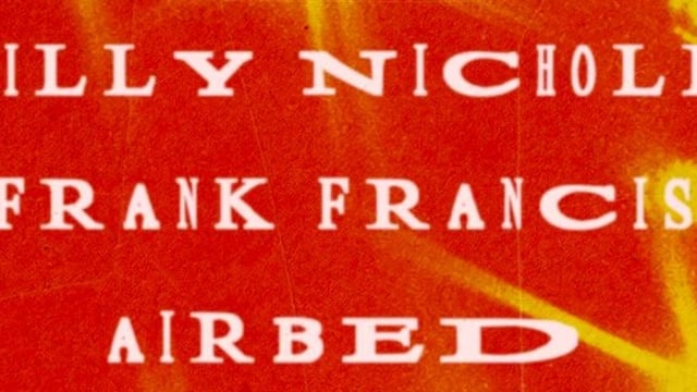 Live Music - Billy Nicholl, Frank Francis + airbed