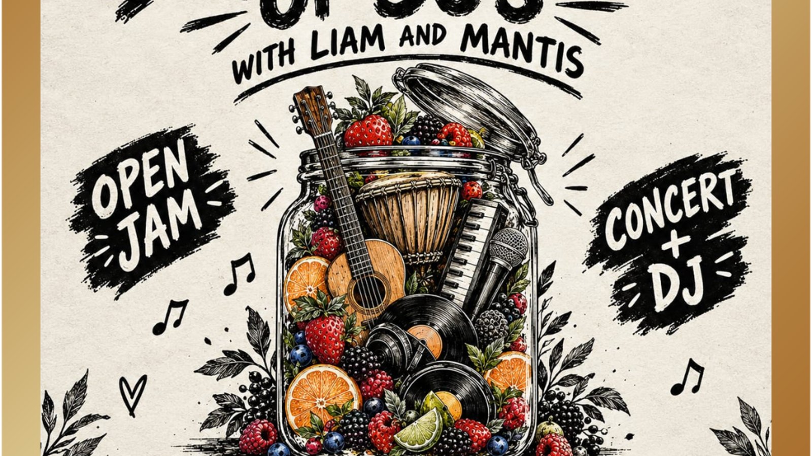Liam and Mantis Jam