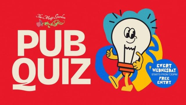 Pub Quiz @ The Magic Garden Free Entry