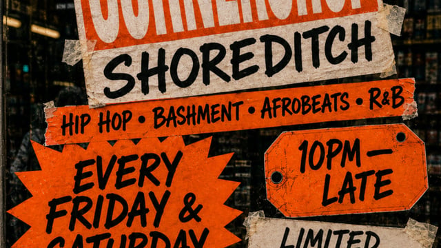 The Cornershop Shoreditch - Hip Hop, Bashment, Afrobeats