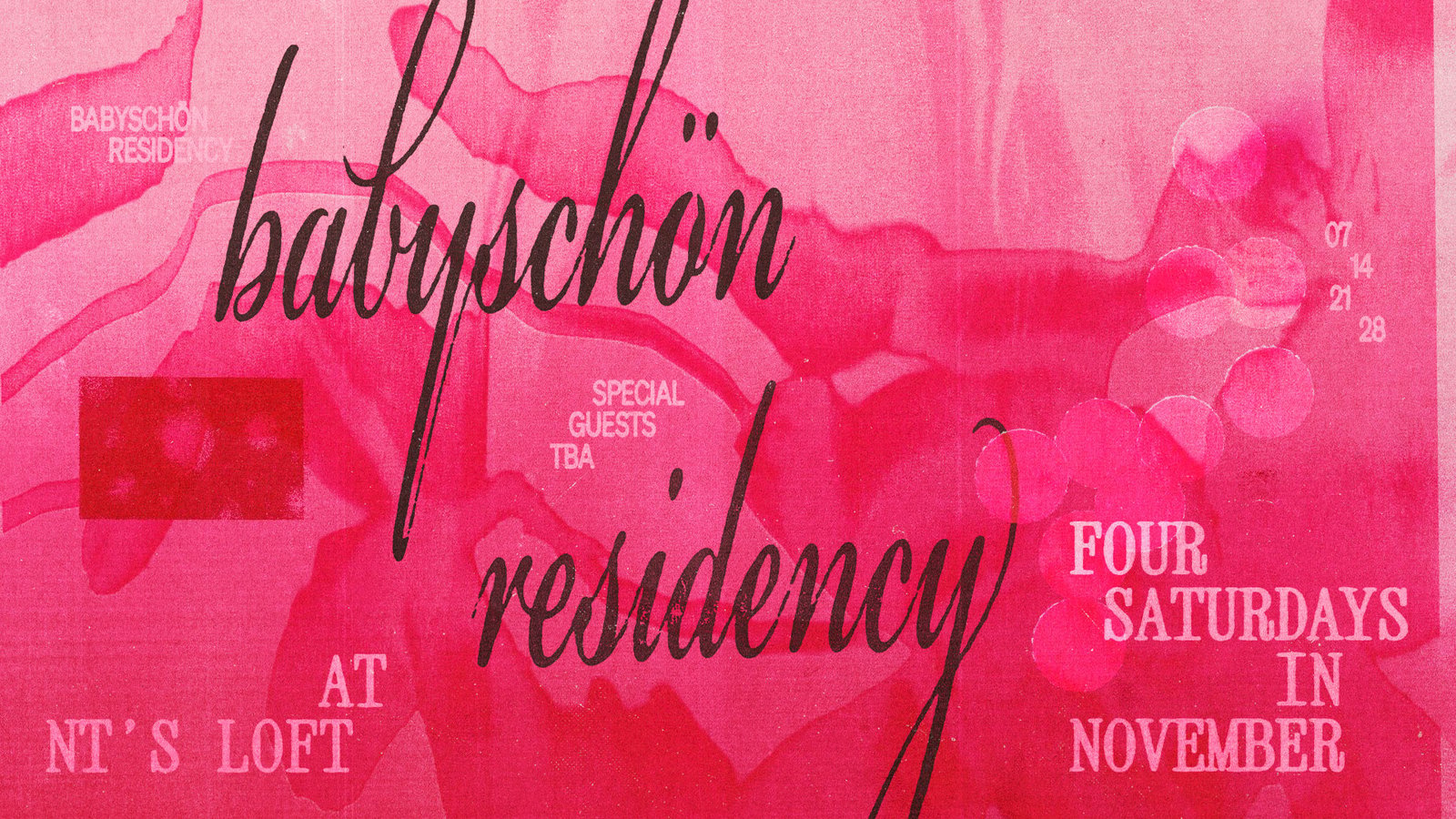 NT's Loft: babyschön Residency w/ Budino