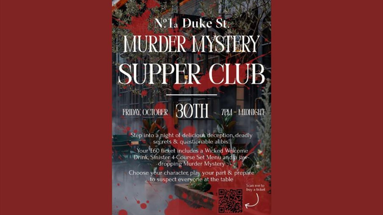 Halloween Murder Mystery Supper Club