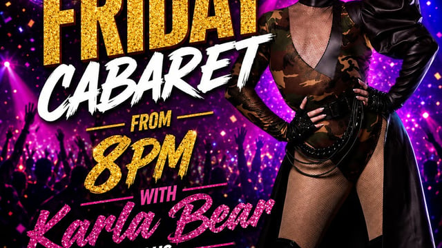 Friday Night Cabaret from 8pm