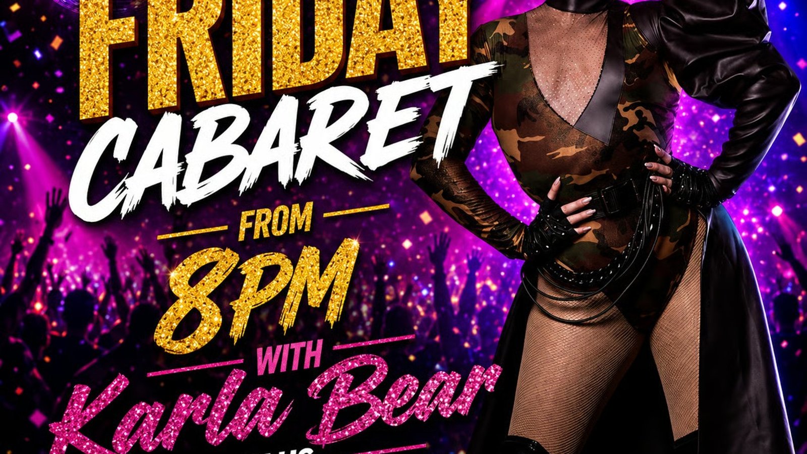 Friday Night Cabaret from 8pm