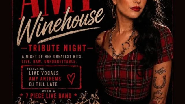 Amy Winehouse Tribute Night - With live 7 piece band & noughties DJ!