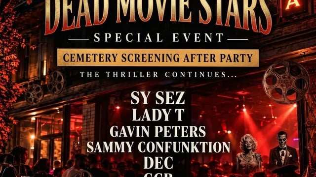 DEAD MOVIE STARS Immersive Halloween party in the Haunted Cinema