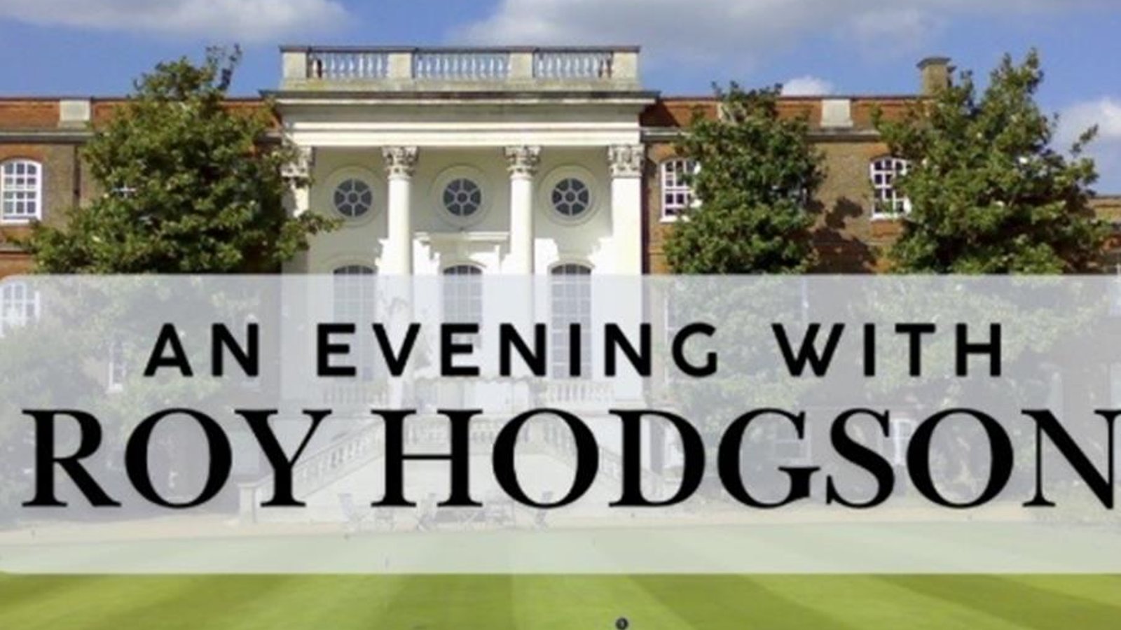 An evening with Roy Hodgson at Richmond Golf Club