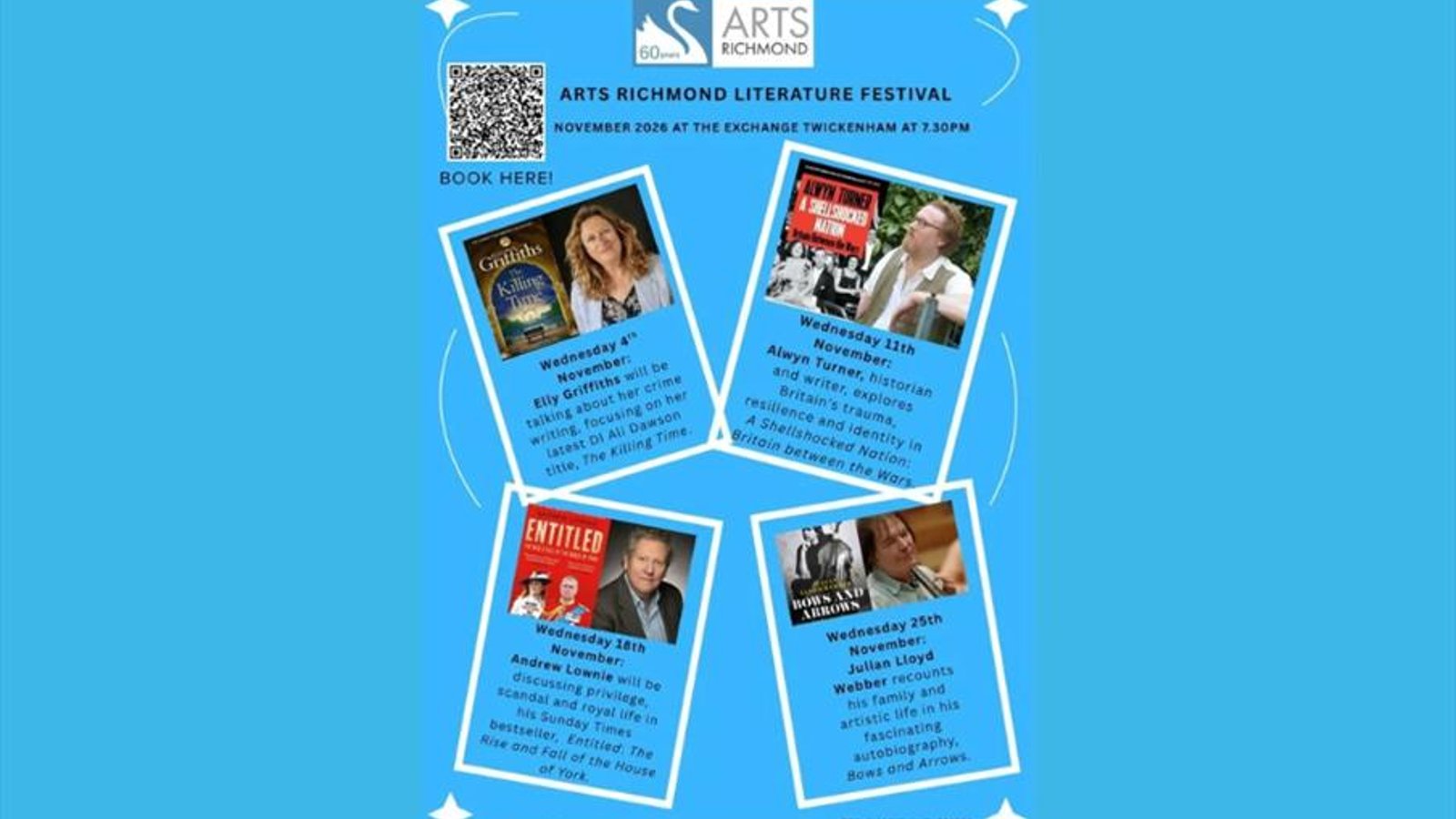 ArtsRichmond Literature Festival: Elly Griffiths