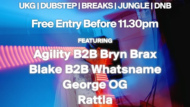 SubFusion - Free Entry Before 11.30pm - Garage / Breaks / Dubstep / Jungle