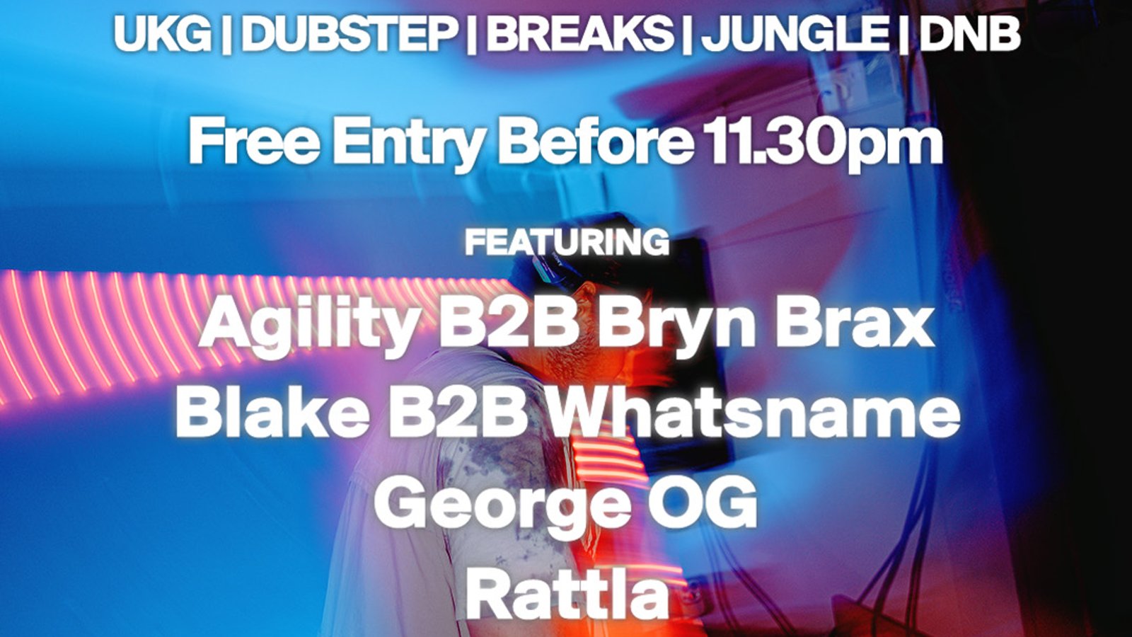SubFusion - Free Entry Before 11.30pm - Garage / Breaks / Dubstep / Jungle