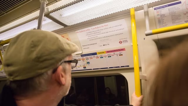 Poems on the Underground: 40th Anniversary