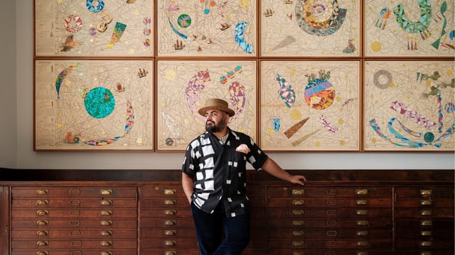 Tour of the Royal Geographical Society archive and mural