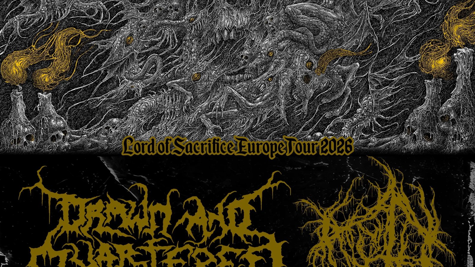 DRAWN AND QUARTERED + NOROTH, Our Black Heart
