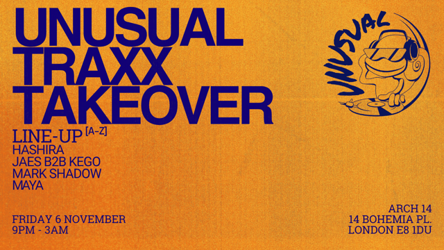 Unusual Traxx Takeover // UNSWAX03 Launch