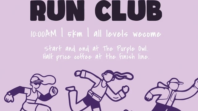 Run Club by The Purple Owl x Jetts