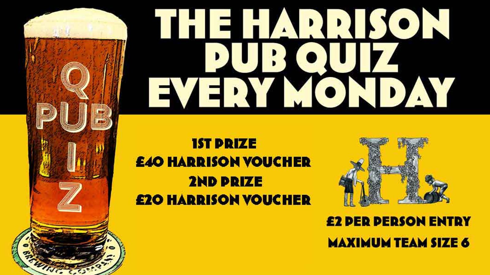 The Harrison Pub Quiz: Your Monday Night in King’s Cross