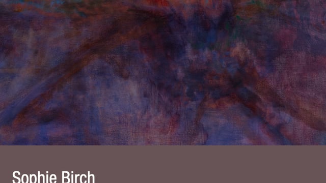 Sophie Birch: The eye lives in this texture (...)