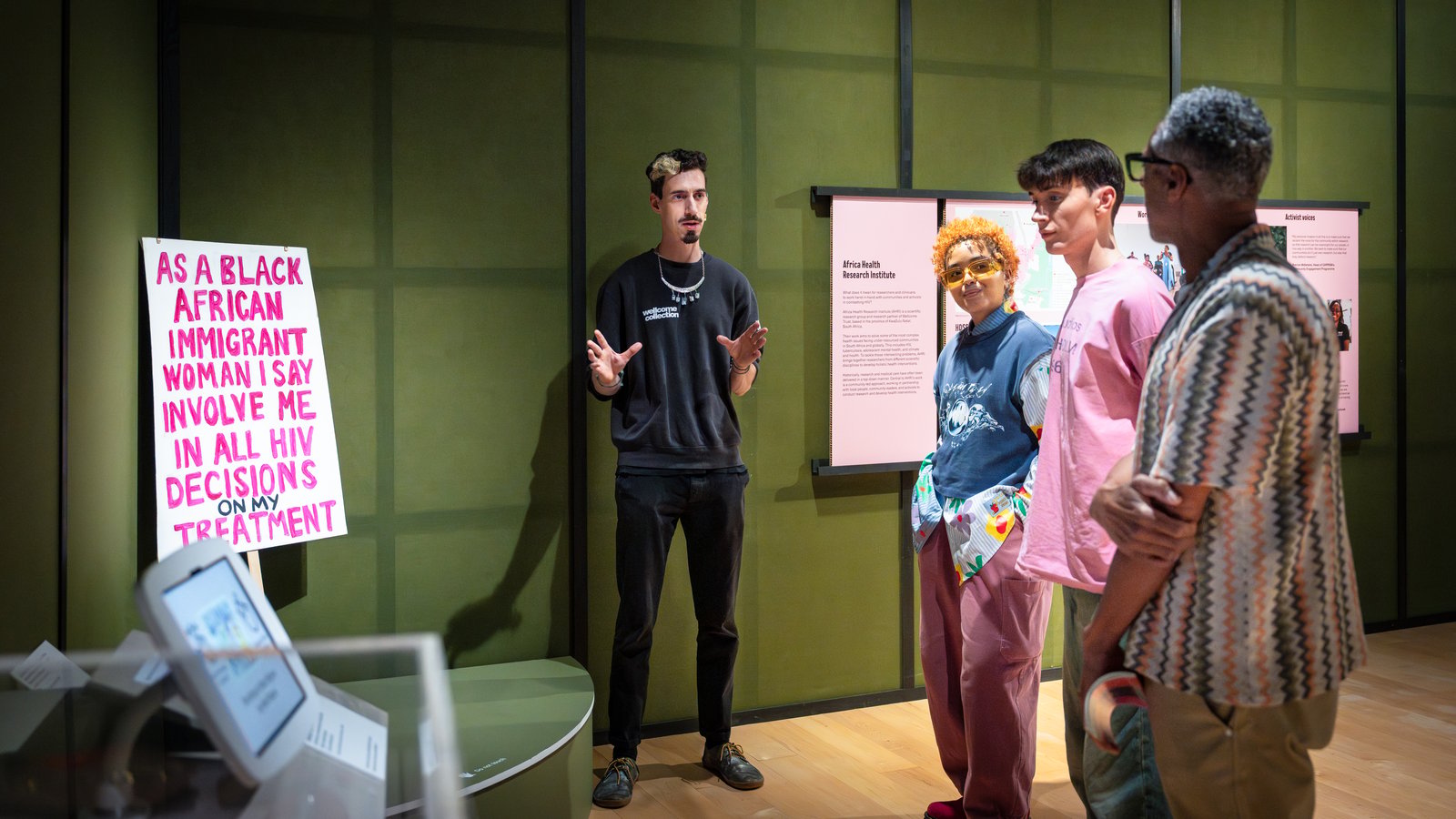 Audio Described Tours of 'Tenderness and Rage'