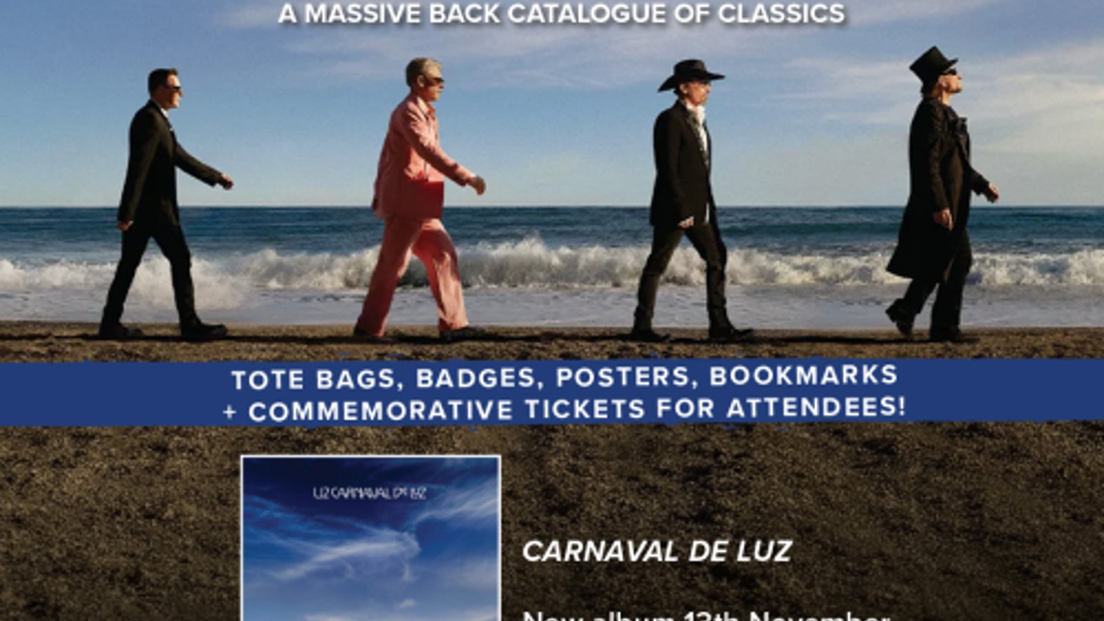 U2 / "Carnaval De Luz" album listening party (18+)