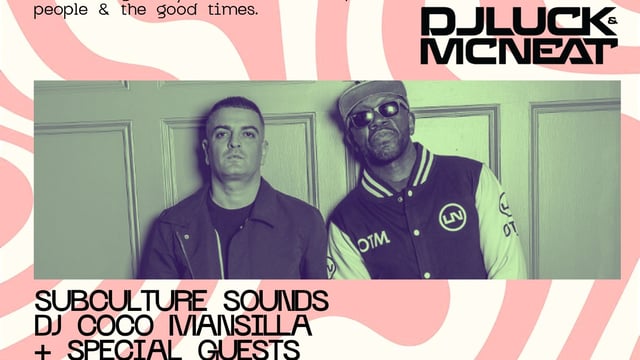 Big Chill 20th Birthday with DJ Luck & MC Neat