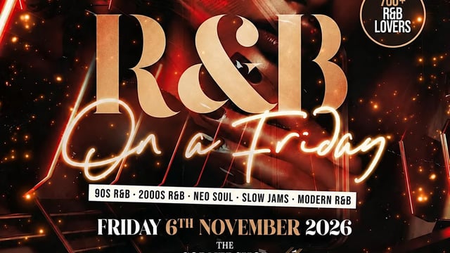 R&B On A Friday - Shoreditch Free RnB Party