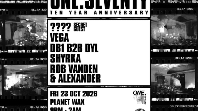 ONE.SEVENTY: 10 Year Anniversary