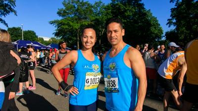 Runners at the NYRR Queens 10K