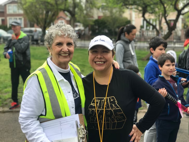 June Johnson at Shore Road Park's Open Run