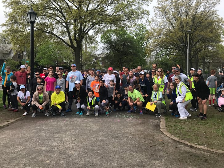 Shore Road Park Open Run group