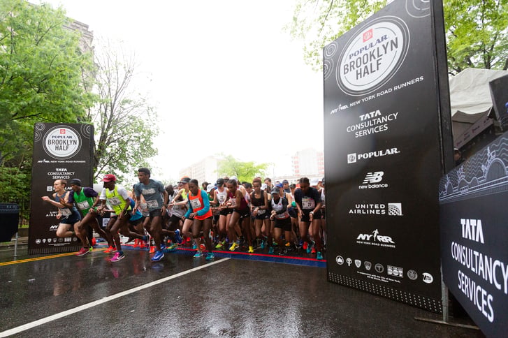 start of 2018 Popular Brooklyn Half