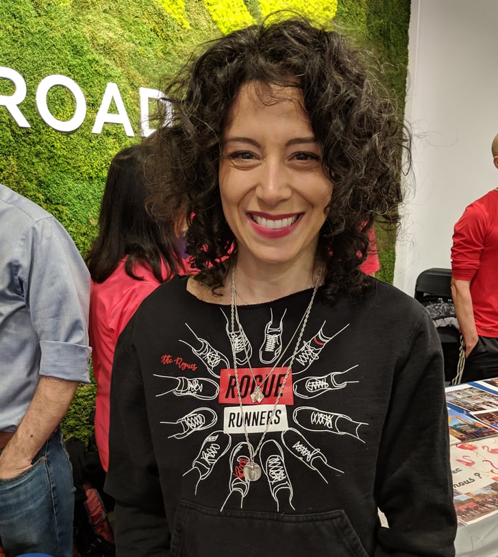 Steph Creaturo of the Brooklyn Rogues running club