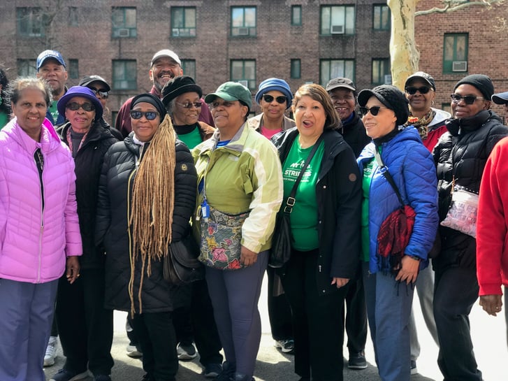 NYRR Striders group from Parkchester, the Bronx