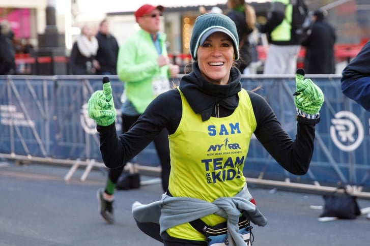 Ryan makes her miles count for something more as an NYRR Team for Kids Ambassador, which allows her to raise money for NYRR's free youth fitness programs.