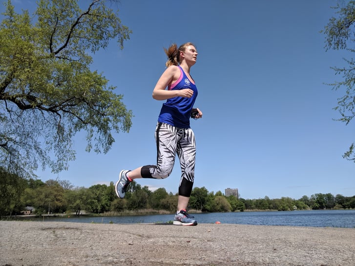 A runner in Prospect Park in Brooklyn