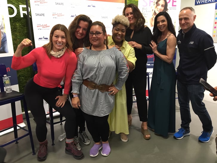 Panelists at the Women Run the World talk at the NYRR RUNCENTER