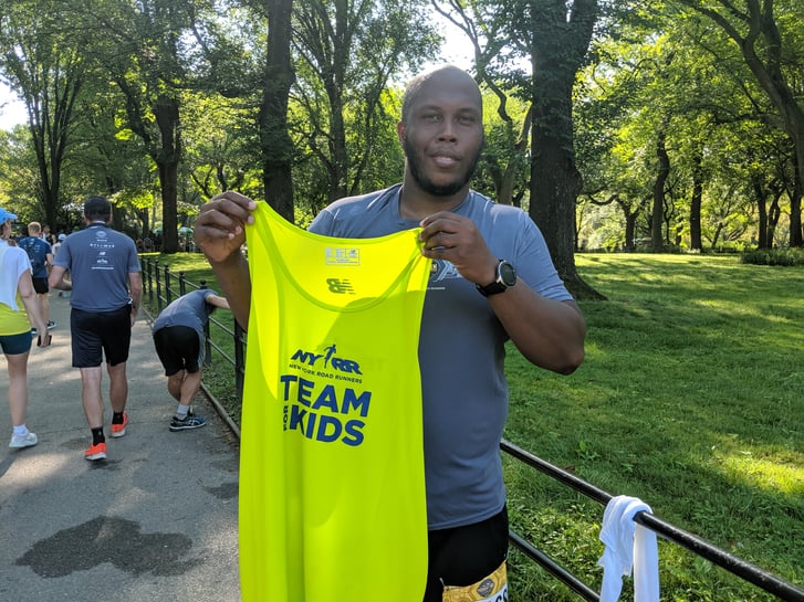 Adam Thomas, a Team For Kids Runner