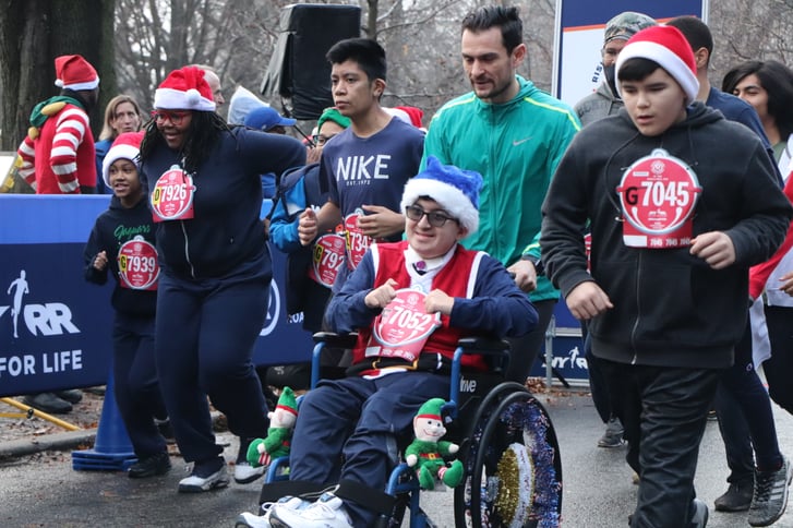 wheelchair racer in rnyrr race