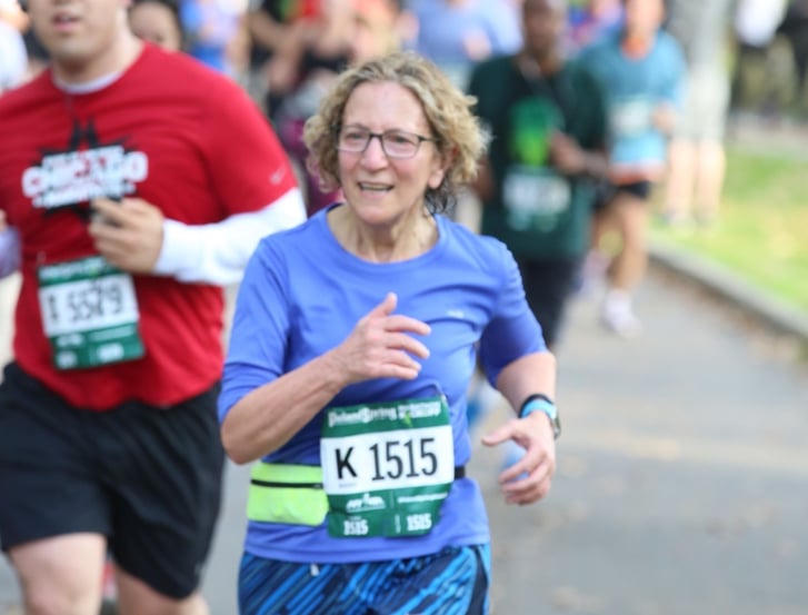 Millrose Running club member Mary Spera