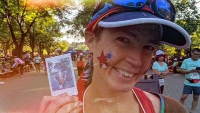 Retro Run racer Tiffany Madison