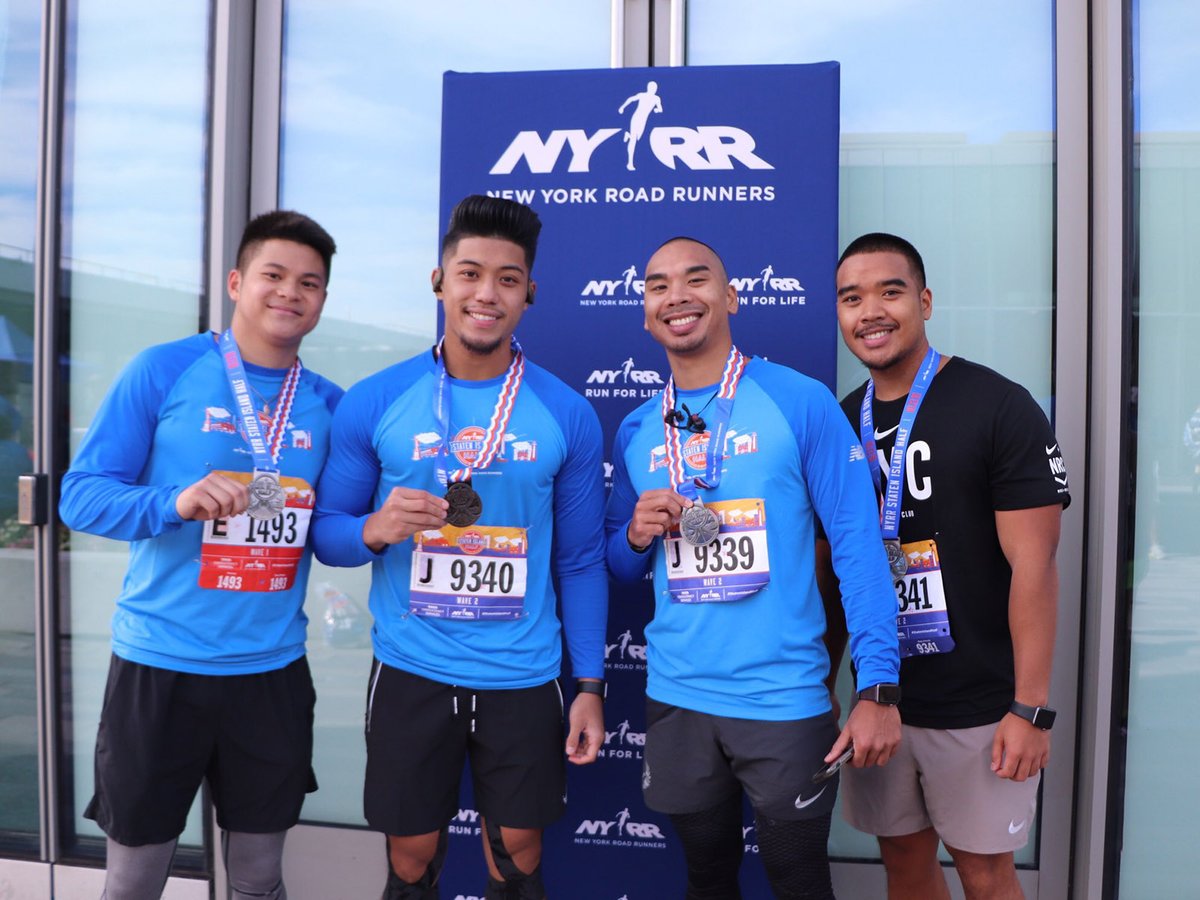 Happy finishers at the Staten Island Half