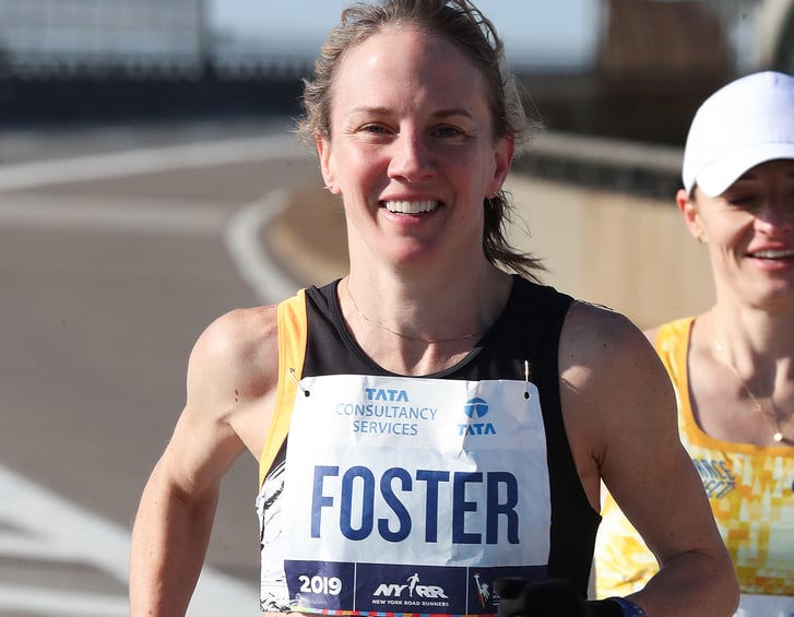 Megan Foster at the 2019 TCS New York City Marathon