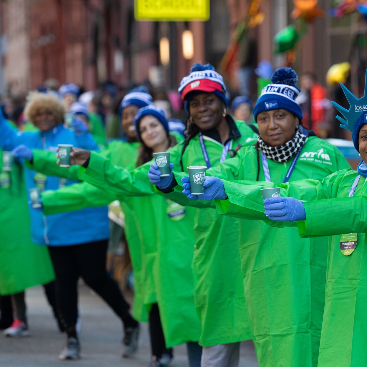 TCS New York City Marathon volunteers