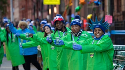 TCS New York City Marathon volunteers