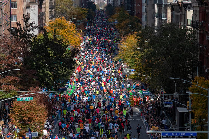 2019 TCS New York City Marathon First Avenue